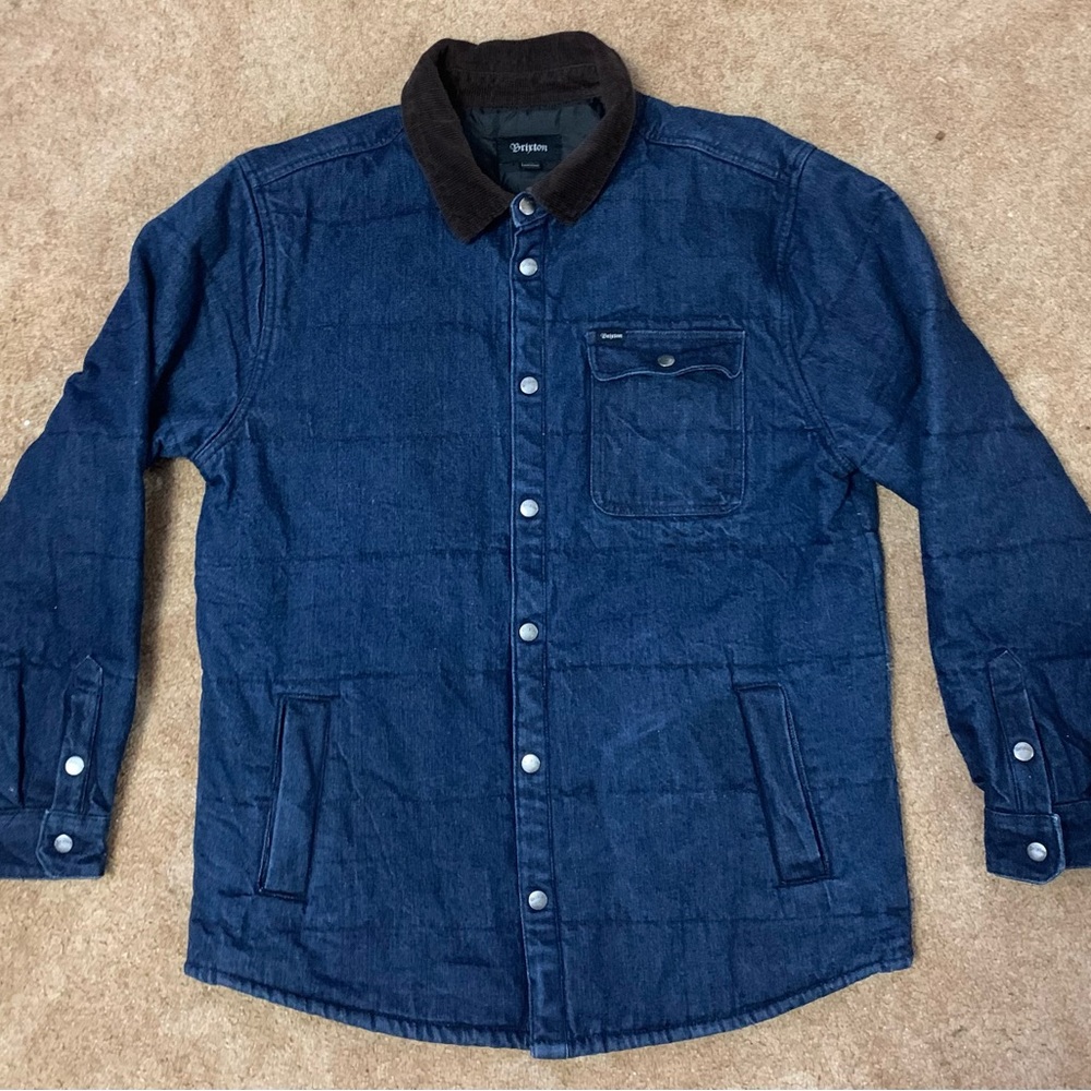 Brixton Cass Denim Jacket Chore Coat Men’s XL
